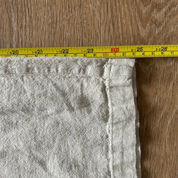 Old Navy Linen Blend Wide Leg Pants Womens Size Medium Beige Relaxed Boho - Picture 6 of 9